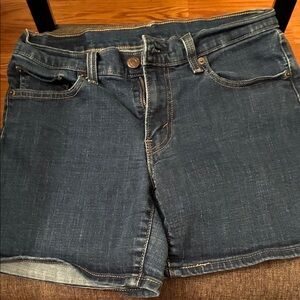 Levi's Dark Blue Denim Jeans with Contrast Stitching